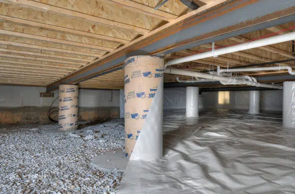 Keep crawl space clean with crawl space vapor barriers