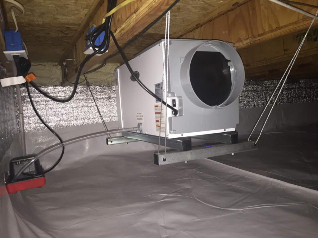 Many homeowners save money by having a crawl space dehumidifier in their basement or crawlspace