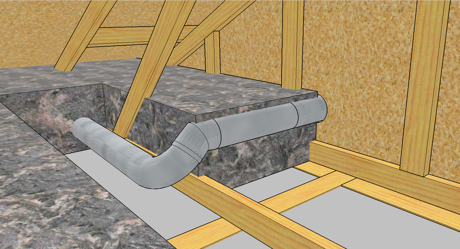 Insulate ductwork