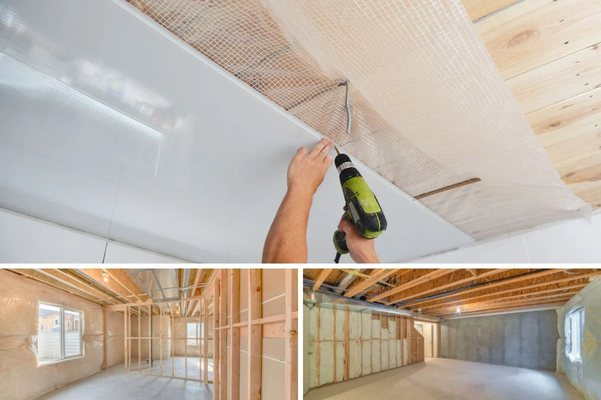 Interior polyethylene vapor barrier, or moisture barrier, helps control air flow and indoor air quality