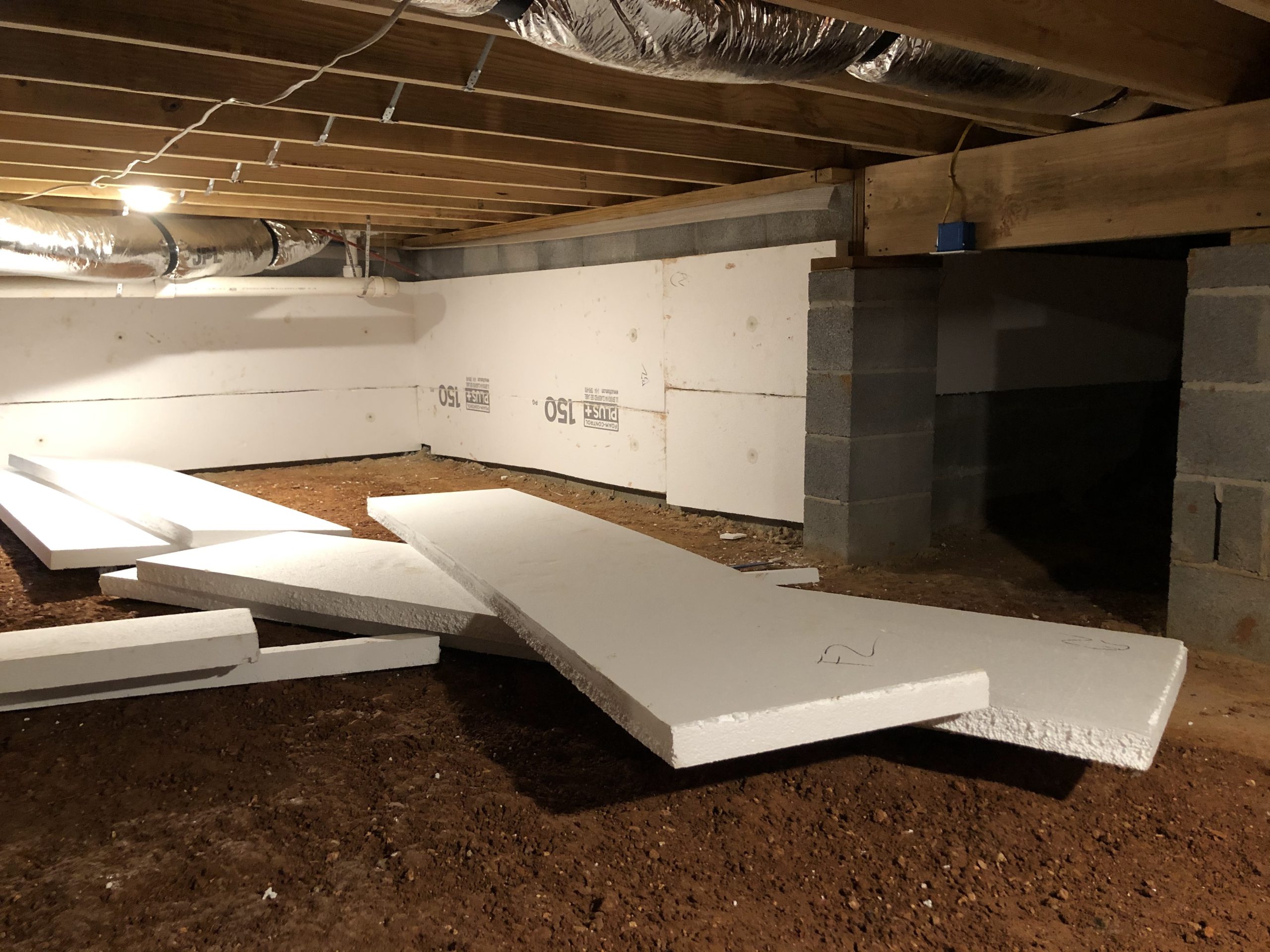 Moisture and humid air flow in unvented crawl spaces may lead to mold and pest problems
